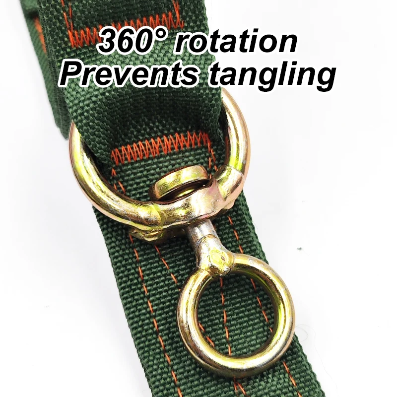 Strong Adjustable Livestock Collar — Durable Fabric for Handling & Transport